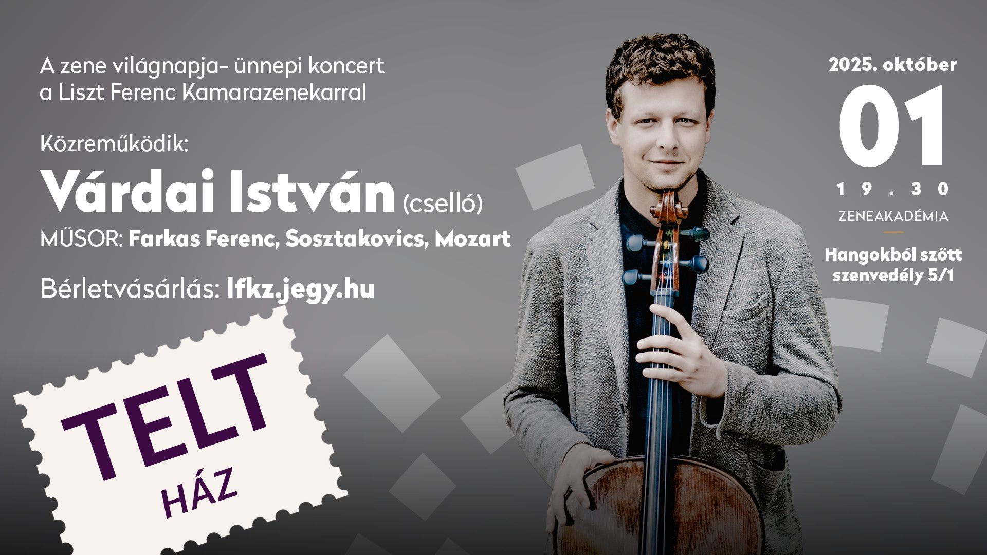Ünnepi koncert Várdai Istvánnal